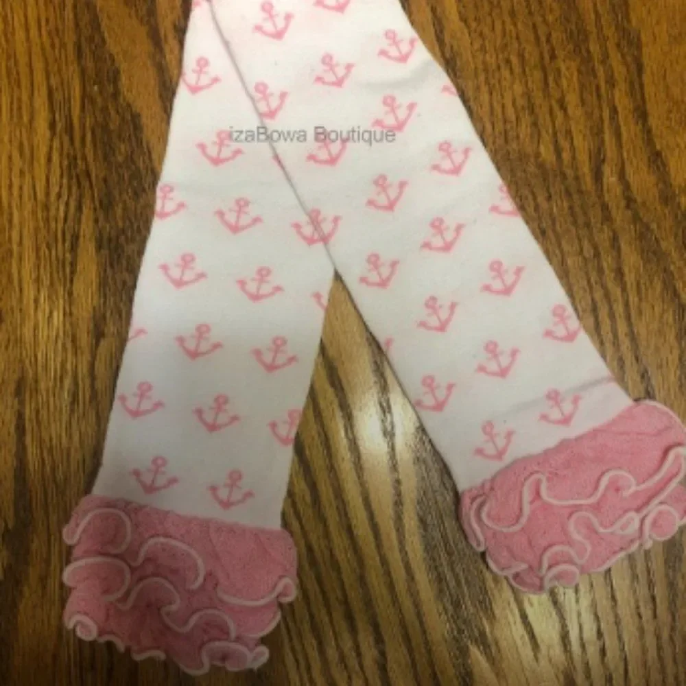 Pink Sailor Legwarmers  LW864   NWT Boutique